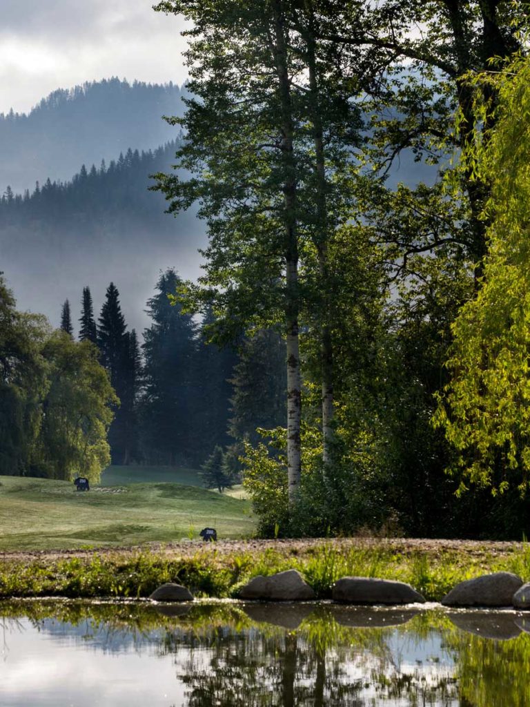 Golf course at Red Mountain, BC