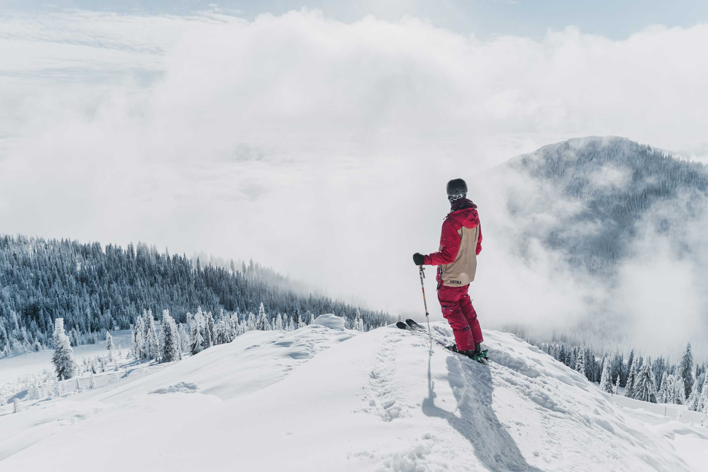 Red Mountain skier